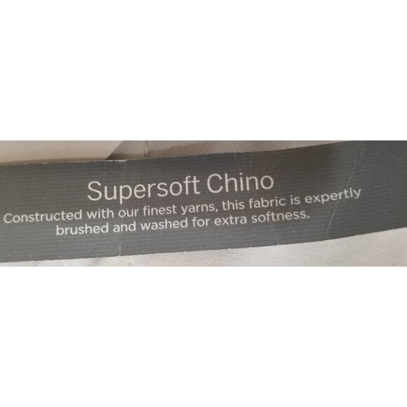 NWT's-Talbots Girlfriend Chino Pants Cream Color Relaxed Leg Ankle Length Sz 18W - Picture 9 of 11